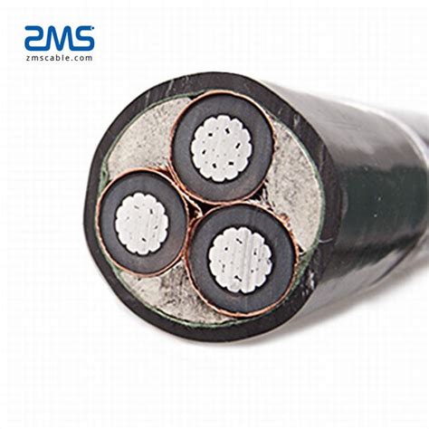 Medium Voltage Aluminum Conductor 11kv Power Cable 3 Core 185 Mm