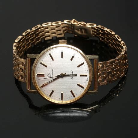 Certina New Art Armbandsur Manuell Boett K Guld L Nk K Guld