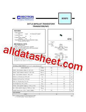 Bc C Datasheet Pdf Rectron Semiconductor