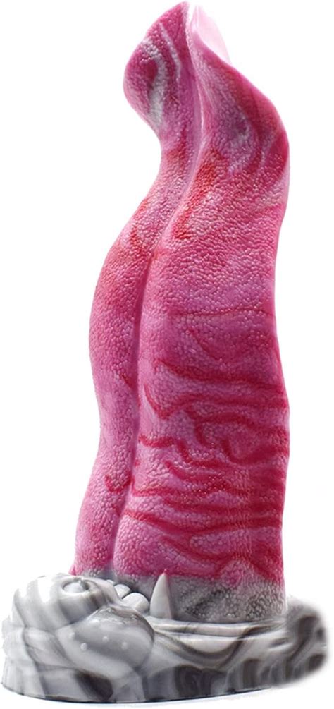Realistic Tongue Lick Dildo Anal Dildo Prostate Massager Liquid