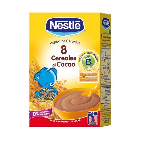 NESTLE PAPILLA 8 CEREALES AL CACAO 600G Farmarapida