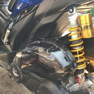 YAMAHA NVX V1 AIR FILTER COVER TRANSPARENT ZHI PAT COVER KOTAK ANGIN