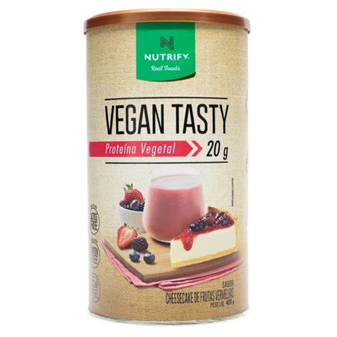 Prote Na Vegetal Vegan Tasty Cheesecake Frut Ver G Nutrify Ugami