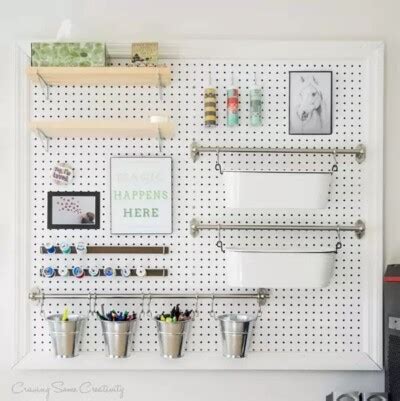 Genius Pegboard Organizing Ideas Craftsy Hacks