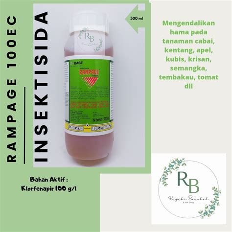 Jual Insektisida Rampage Ml Shopee Indonesia