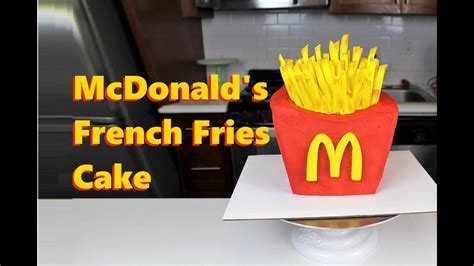 McDonald's French Fries Cake | CHELSWEETS - YouTube