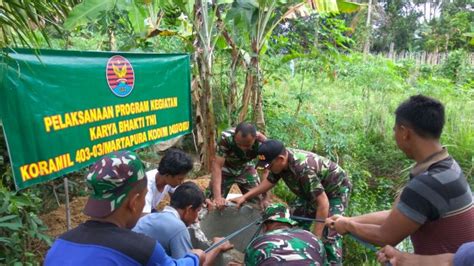 Program Jambanisasi Bukti Tni Cinta Rakyat Jamban Karya Bakti Tni