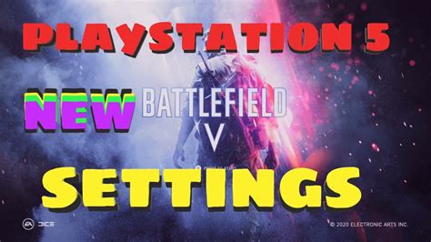 Playstation Battlefield New Settings Dual Sense Controller