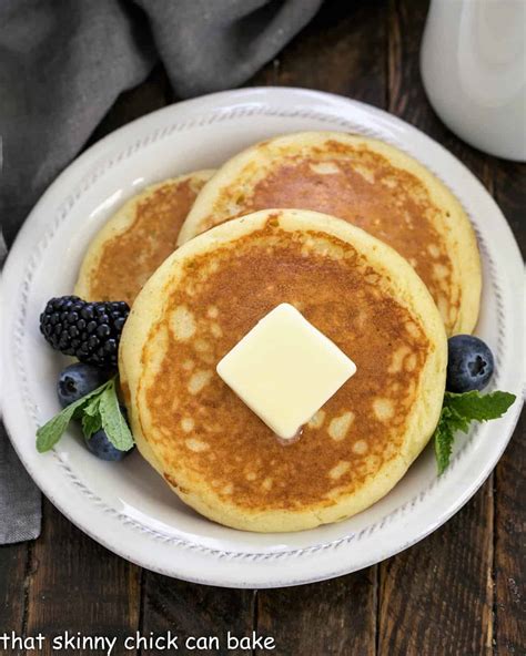 How To Make The Best Buttermilk Pancakes That Skinny Chick Can Bake