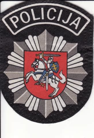 Emblema POLICIJA Vilnius parduoda keičia Mainyk lt