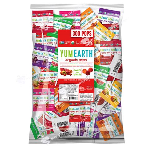 Kẹo Mút Trái Cây Hữu Cơ YumEarth Organic Pops Assorted Fruits Flavors