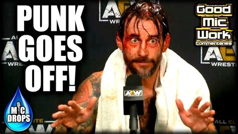 MAJOR AEW DRAMA CM Punk GOES OFF On EVPs Hangman Page And Colt