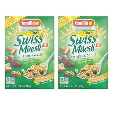 Familia Swiss Muesli Cereal No Added Sugar 29 Ounce Box