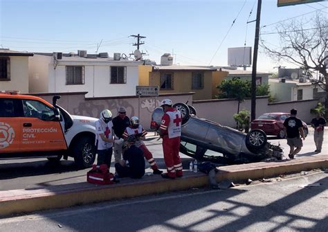 Aparatosa Volcadura Deja A Conductor Lesionado En Cumbres