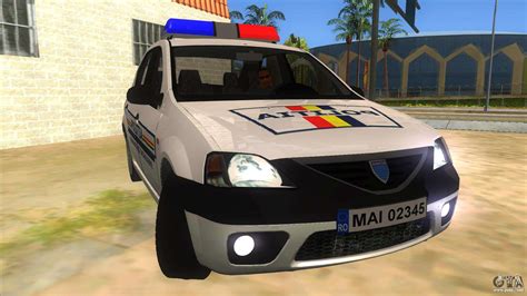 Dacia Logan Romania Police For GTA San Andreas