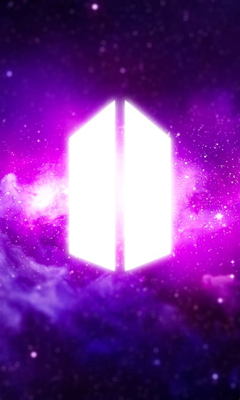 Bts Army Wallpaper 4k Purple Nebula Galaxy