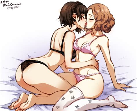 819 Makoto Niijima X Haru Okumura Persona 5 By MinaCream Hentai Foundry