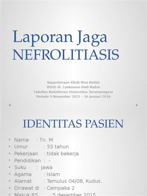 PDF LapJag Nefrolitiasis Plus Pptx DOKUMEN TIPS