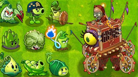 Plants Vs Zombies 2 Final Boss Every Green Plants Power Up Vs Pvz2