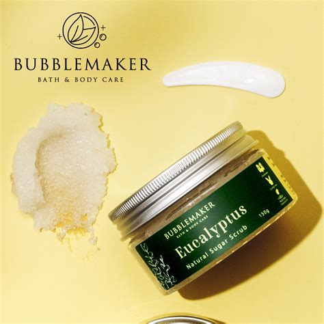 Natural Skin Nourishing Body Sugar Scrub Eucalyptus Shopee Malaysia