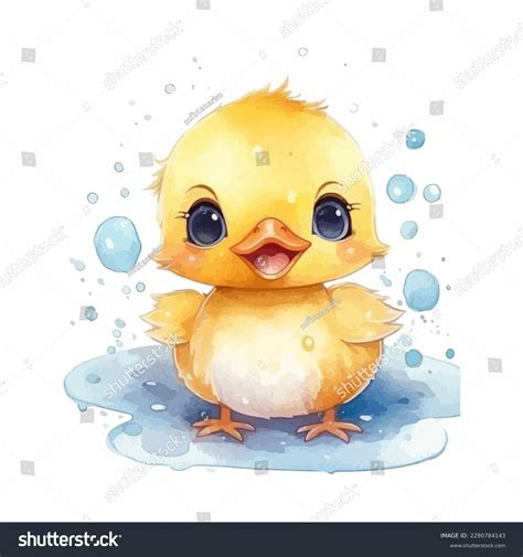 Cute Baby Duck Drawing