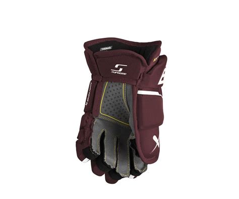 Bauer Hockey Gloves Supreme M5 Pro Jr Maroon Hockey Store