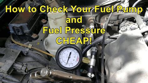 How To Test The Fuel Pump