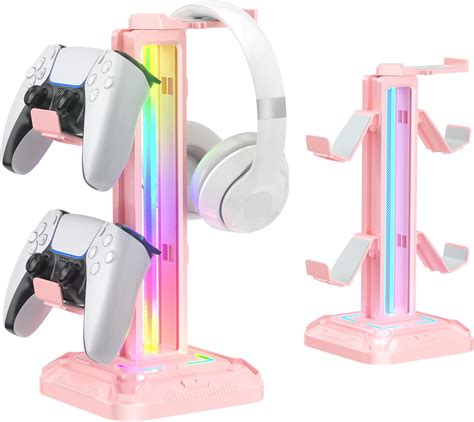 GIPOYENT Support Lumineux Pour Casque De Jeu RGB Avec Port USB Support