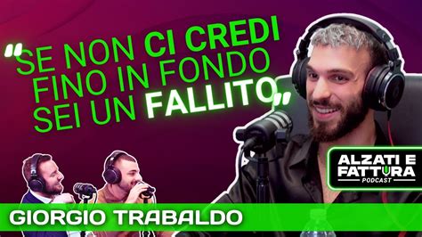 24 ANNI MENTALITÀ DACCIAIO E 1 MILIONE AL MESE Giorgio Trabaldo ad