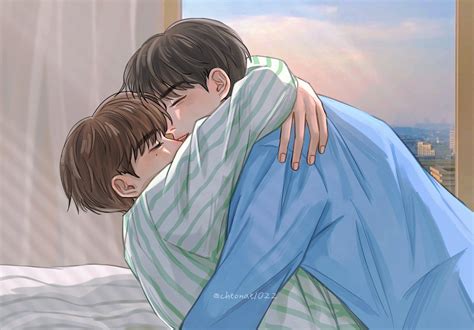 ZB1 FANART ZhangHao Sung Hanbin Anime Scenery Fan Art Cute Gay