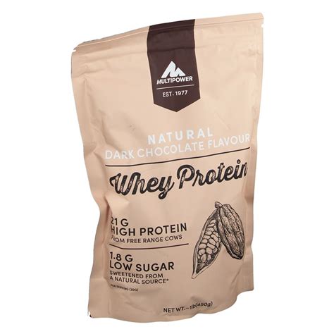 Multipower Whey Protein Natural Dark Chocolate 450 G Shop Apotheke