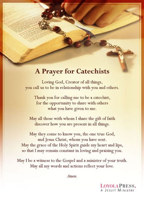 A Prayer For Catechists Loyola Press