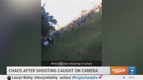 Chaos After Santa Fe High School Shooting Caught On Camera