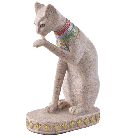 Egypt Style garden decoration cat sculpture statue home decor resin ...