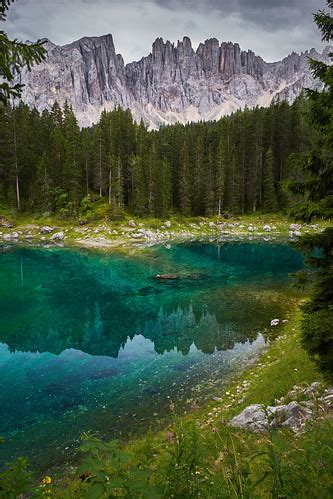 Karersee Lago Di Carezza Alta Val D Elga Cristiano Resta Flickr