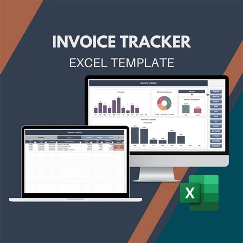 Invoice Tracker Excel Template Invoice Spreadsheet Invoice Register ...