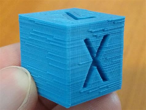 First Print Of Calibration Cube On An I3 3d Printing Maker Forums