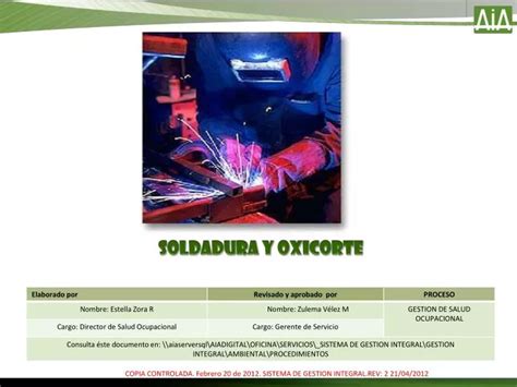 Ppt Soldadura Y Oxicorte Powerpoint Presentation Free Download Id6338375