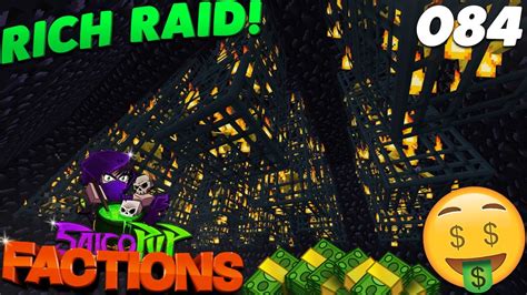 Minecraft Factions Insane Rich Raid Minecraft Raiding Youtube