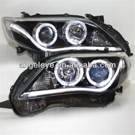 For Corolla Altis Led Angel Eyes Head Lamp Year V Yz Type