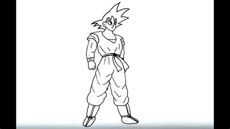 Goku Drawing Full Body Ball