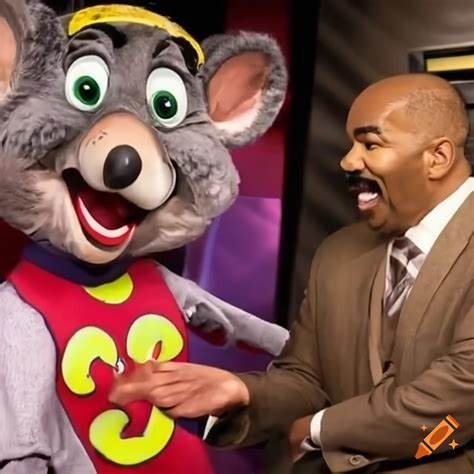 Steve Harvey Having Fun At Chuck E Cheese On Craiyon