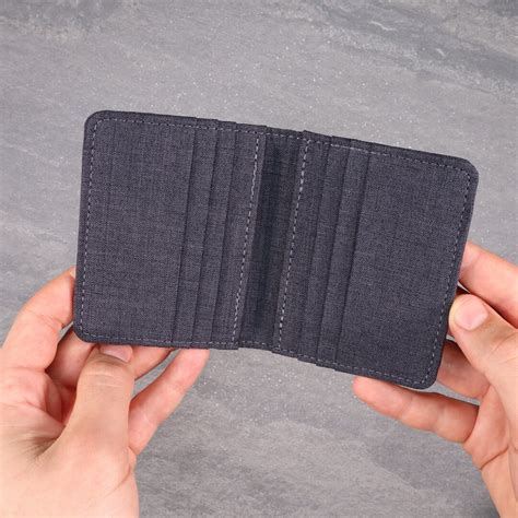 Personalized Bifold Wallet, Mens and Womens Canvas Bifold Wallet ...