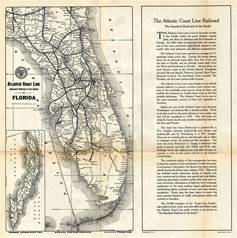 (Florida) Atlantic Coast Line – The Old Map Gallery