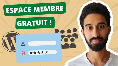 Créer un ESPACE MEMBRE simple sur WordPress YouTube