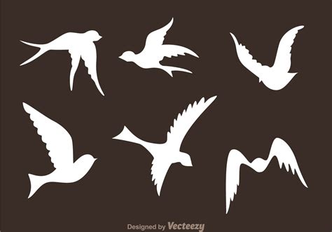 Flying Bird Silhouette Vectors 95535 Vector Art at Vecteezy