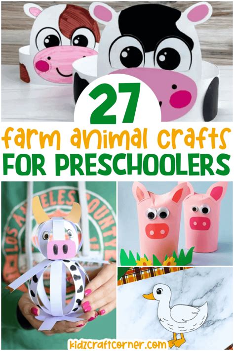 29 Cute Farm Animal Crafts For Preschoolers