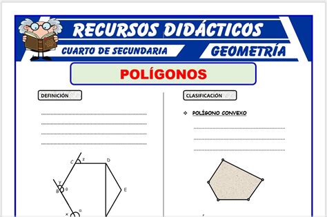 Ejercicios de Polígonos para Cuarto de Secundaria Recursos Didácticos