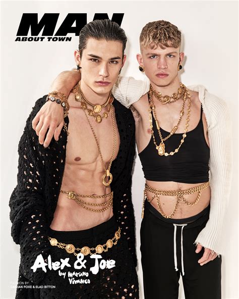 Alex Schlab And Joe Russell Covers Man About Towns Springsummer 2023