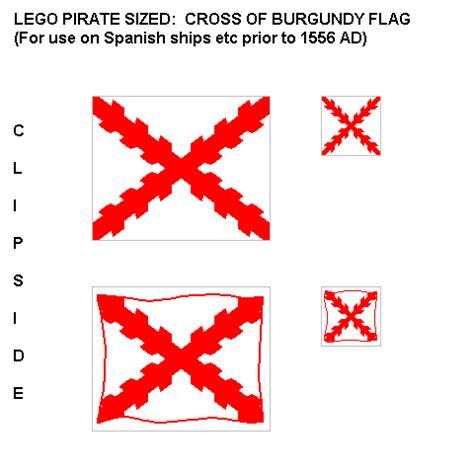 Spanish flags for your creations - Pirate MOCs - Eurobricks Forums